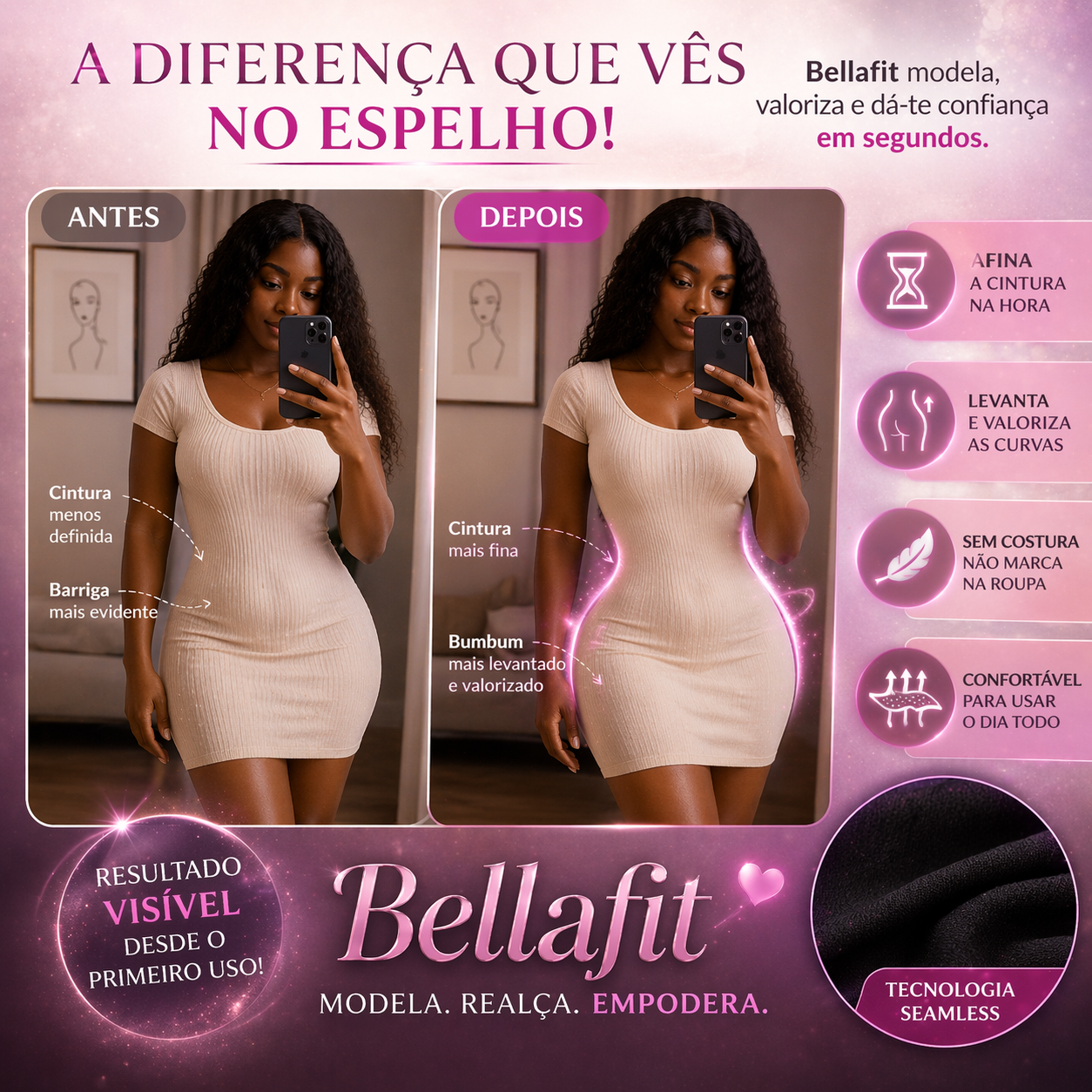 SCULPUTURA FIT- CINTURA MAIS FINA E CORPO MAIS DEFINIDO EM ATE 7 DIAS- SEM SOFRIMENTO